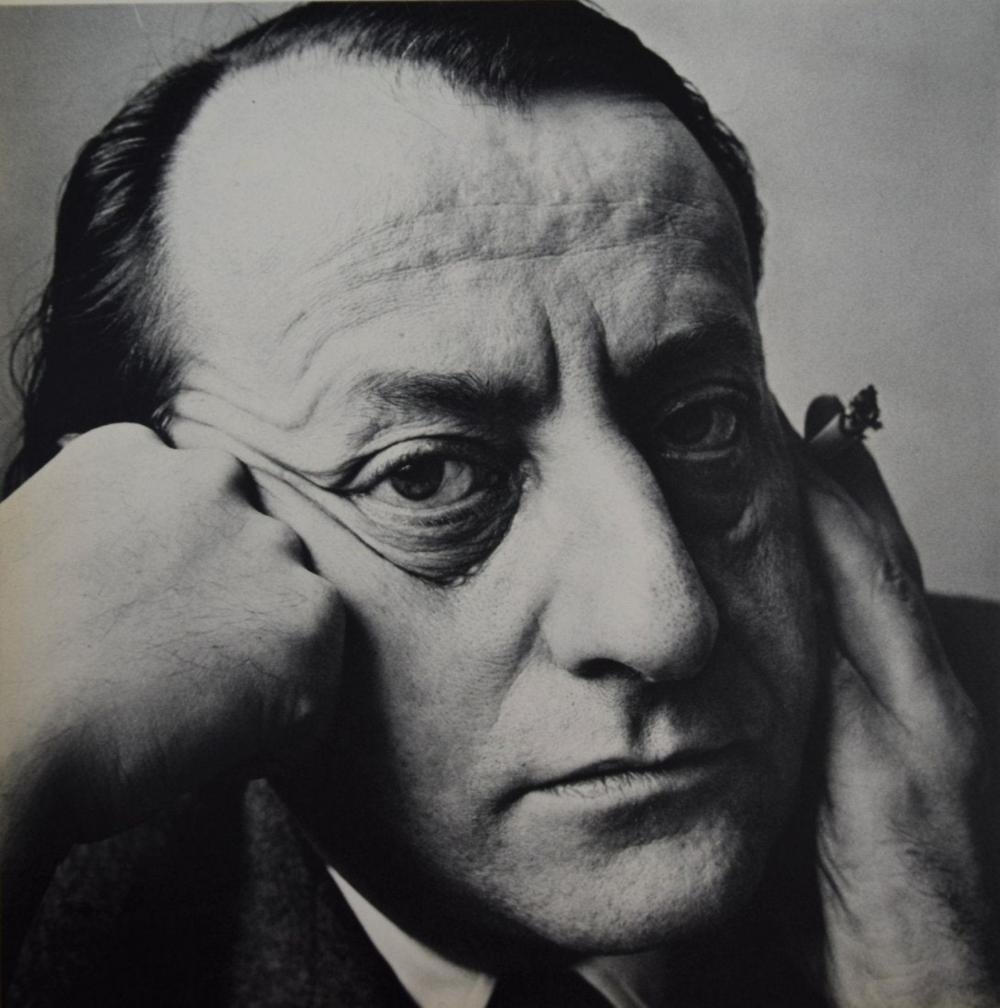Irving Penn - Andre Malraux, New York, 1954: IRVING PENN (1917-2009) Andre Malraux, New York, 1954 Sheet-fed gravure, 1960 Printed in Switzerland 8 1/2" x 8 1/2"
