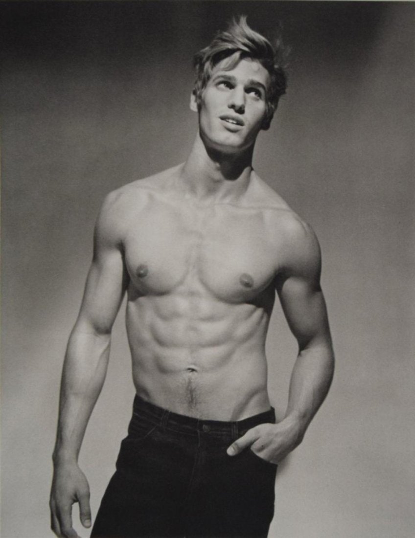 Bruce Weber - Mike Hill, NYC 1986: BRUCE WEBER (b. 1946) Mike Hill, NYC 1986 Sheet-fed gravure c. 1989 Printed in Spain 11" x 8 1/2"