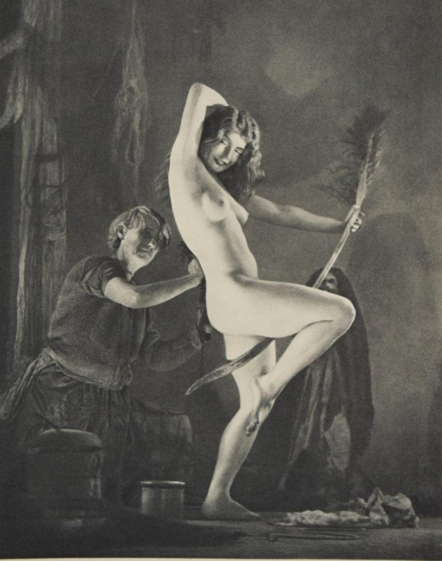 William Mortensen - Preparation for the Sabbath: WILLIAM MORTENSEN (1897-1965) Preparation for the Sabbath Sheet-fed gravure c. 1930's Printed in America 10 1/2" x 8 1/4"