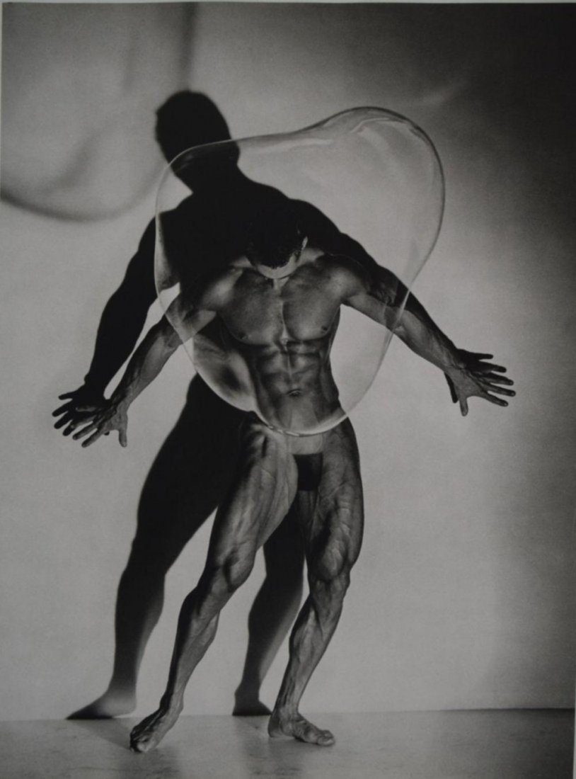 Herb Ritts - Man: HERB RITTS ( 1952-2002) Man Sheet fed gravure C. 1988 Japan 14" x 11"