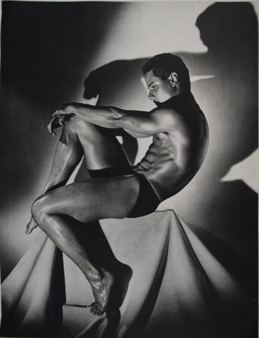 Herb Ritts - Man: HERB RITTS ( 1952-2002) Herb Ritts - Man Sheet fed gravure C. 1988 Japan 14" x 11"