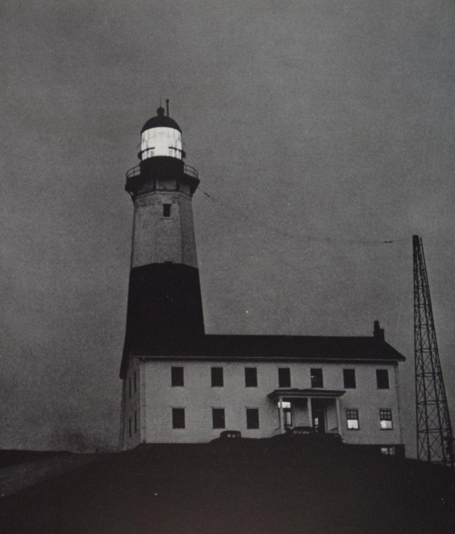 Fritz Henle - Montauk Light: FRITZ HENLE (1909-1993) Montauk Light Sheet-fed gravure, 1950 Printed in America 8" x 7"