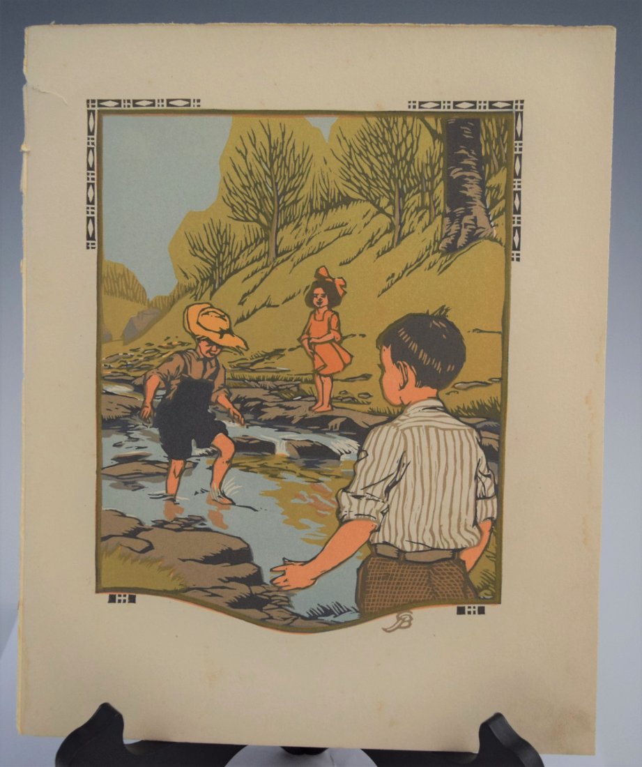 Gustav Baumann, Woodcut (1 of 3)