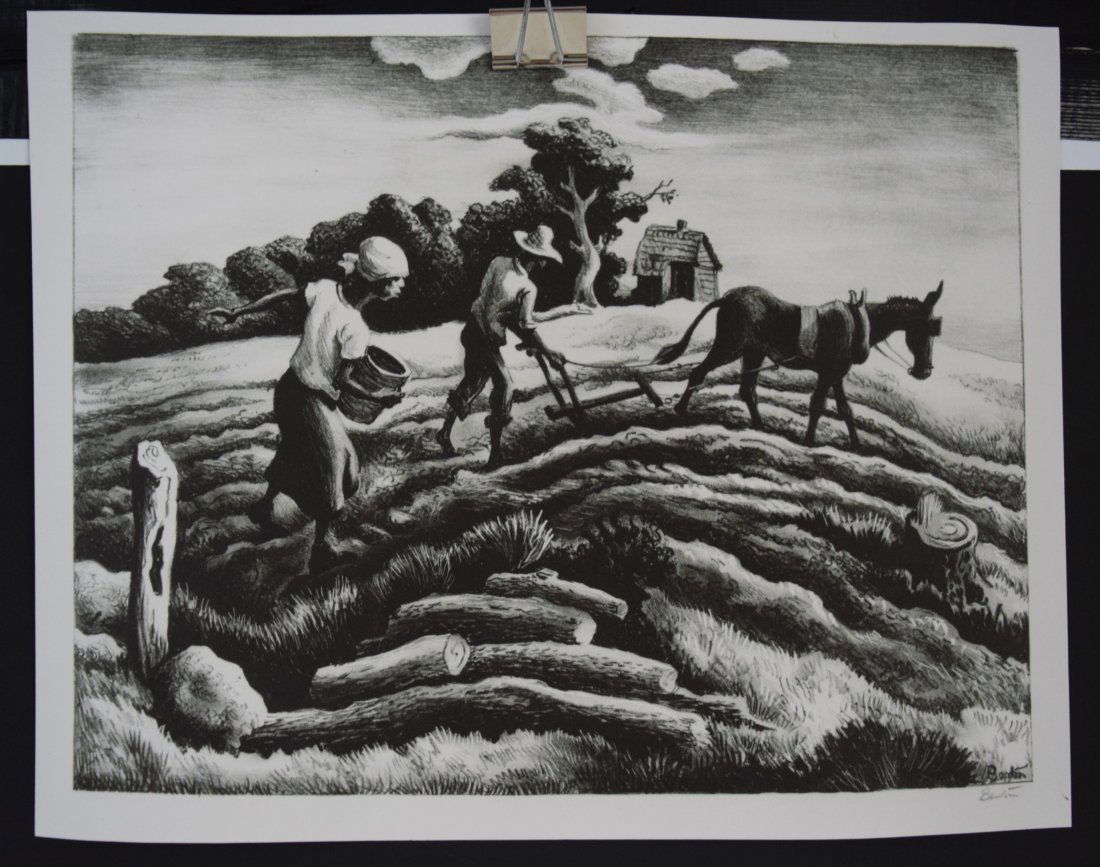 After Thomas Hart Benton, Print (The Planting) (1 of 3)