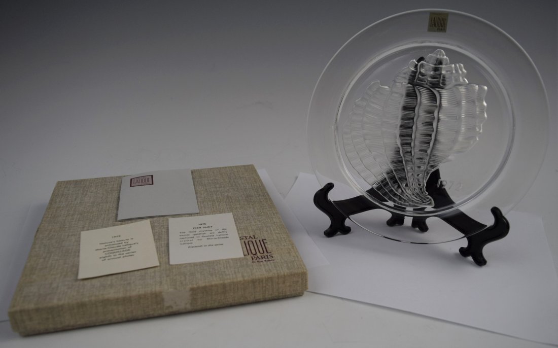 Lalique Plate (Fish) (1 of 4)