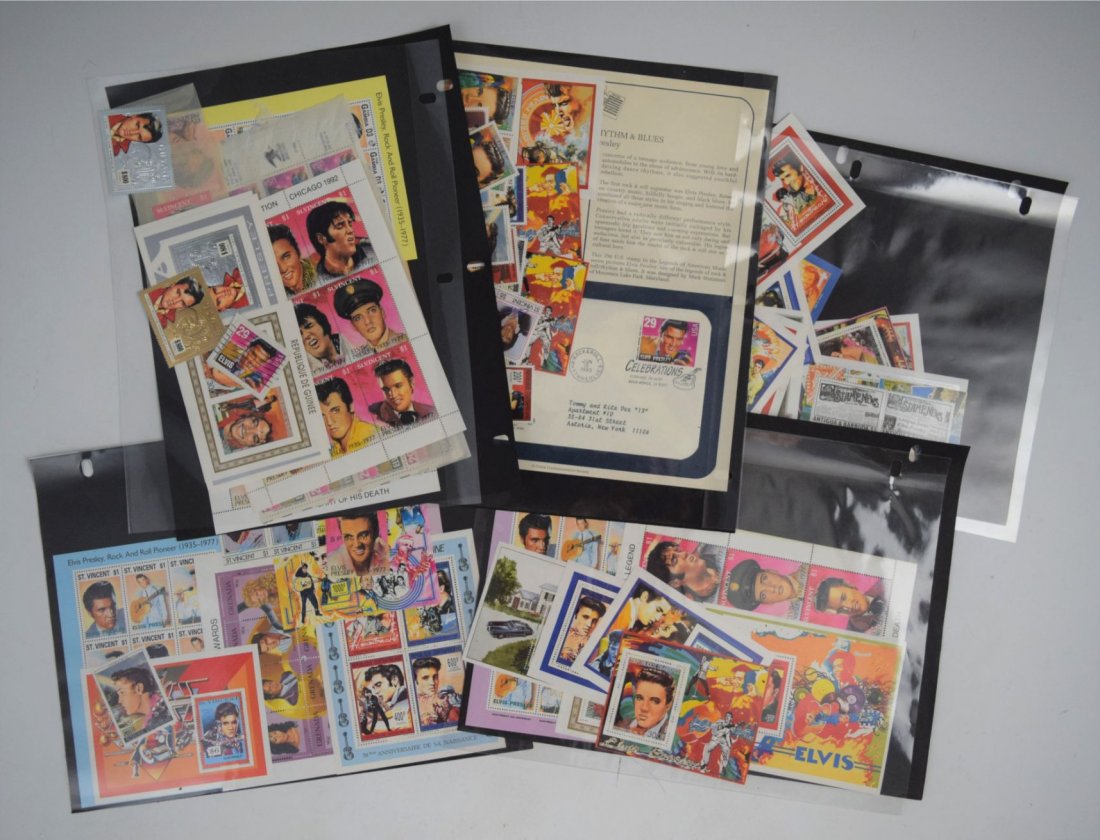 Elvis Presley, Stamp Sheet (1 of 6)