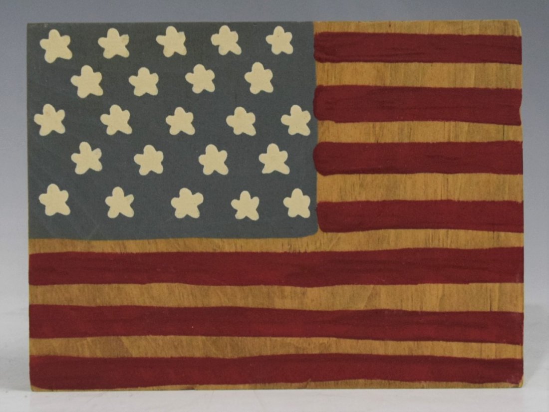 American Flag, Folk Art (Painting) (1 of 6)