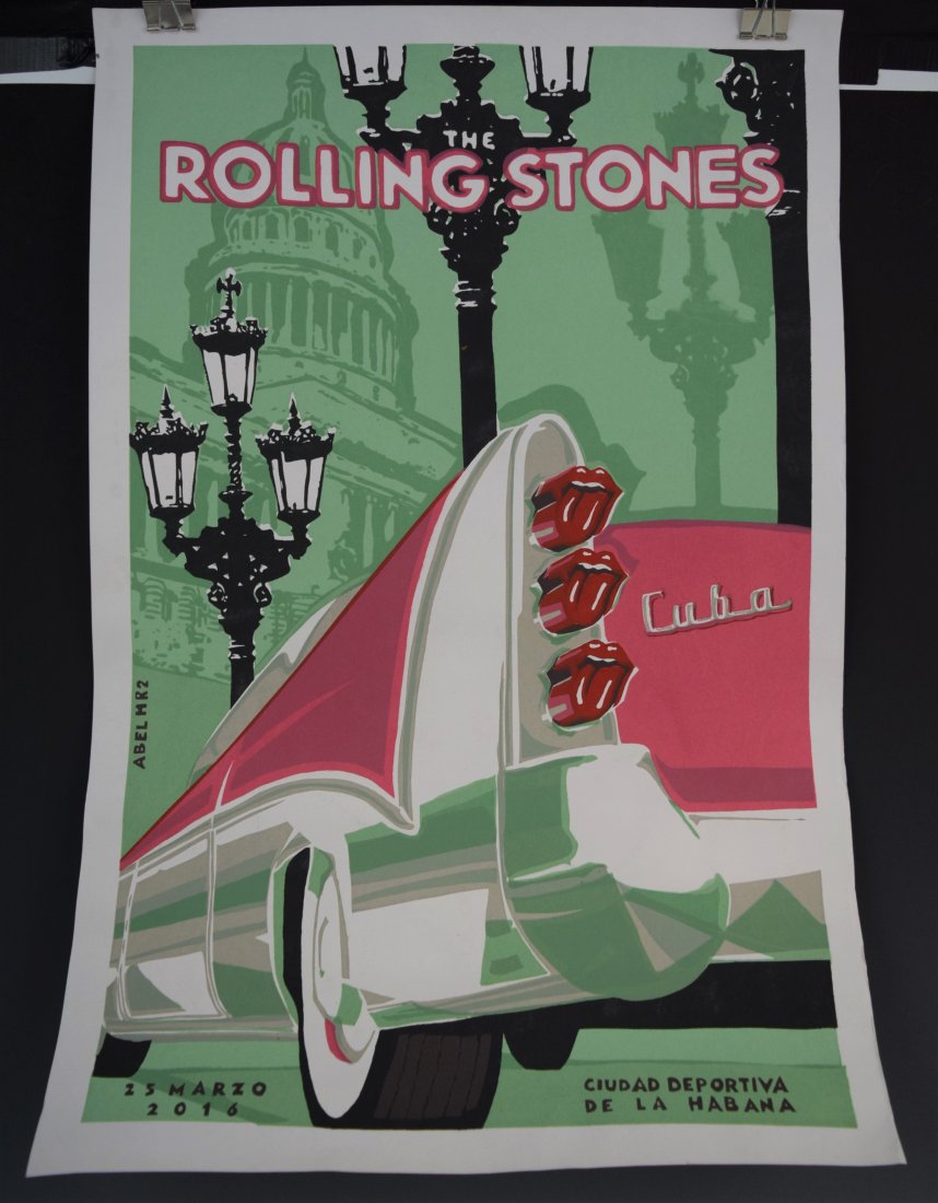 Rolling Stones 2016 Cuba Poster (1 of 4)