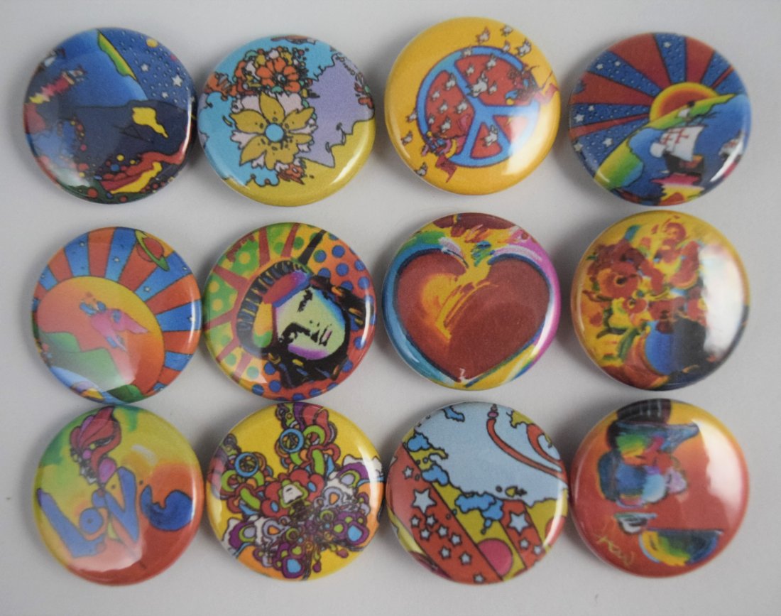 Peter Max Art (Buttons) (1 of 6)
