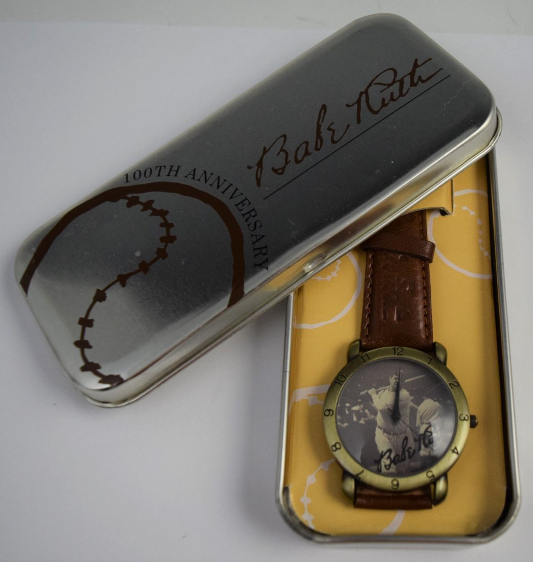 Babe Ruth 100th Anniversary Watch: BABE RUTH (AMERICAN) Baseball watch for the 100th anniversary of Babe Ruth w/box