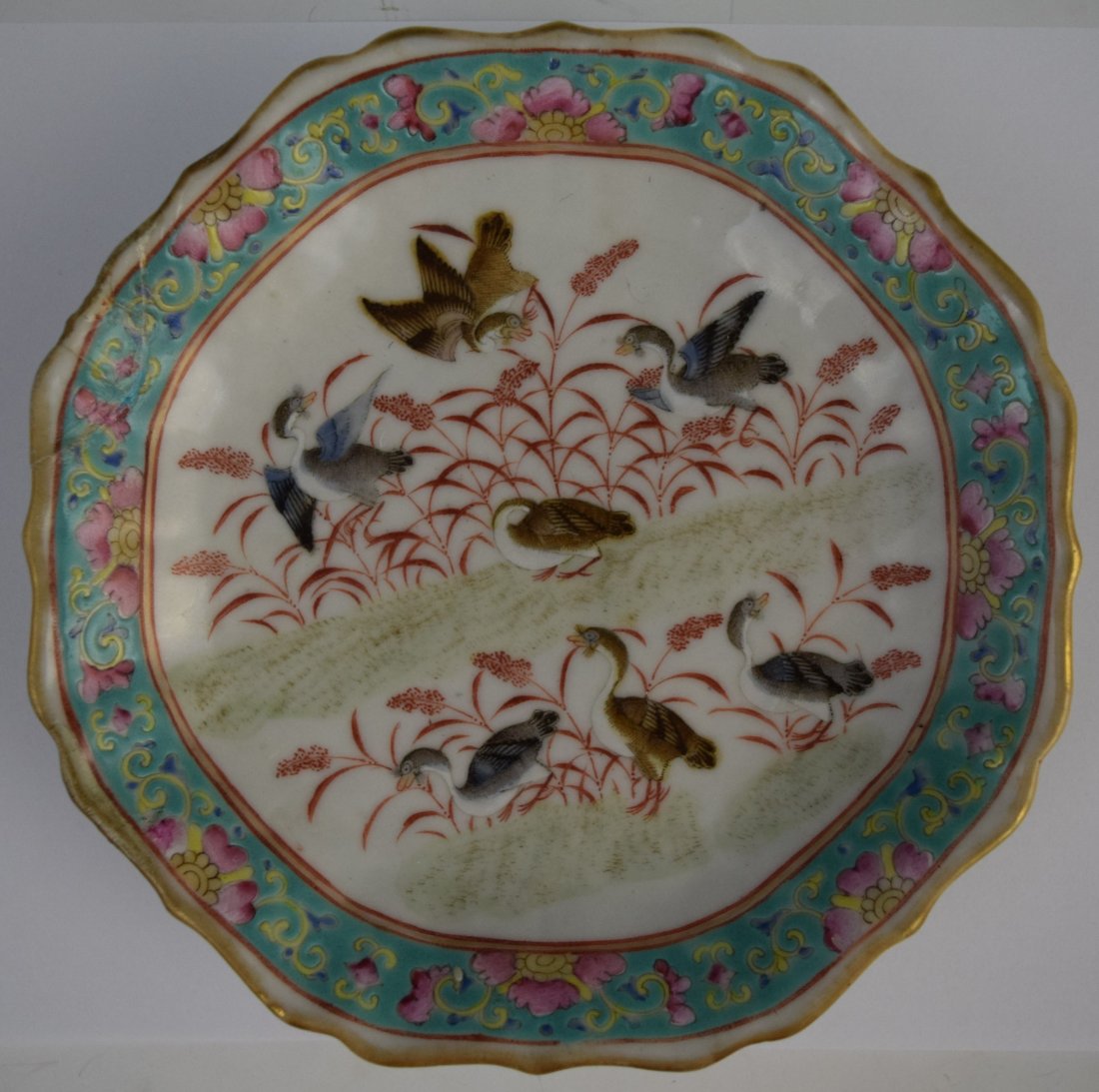 Chinese Plate w/birds (Property of Museum) (1 of 7)