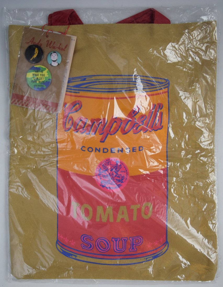 Andy Warhol, Soup Can Bag w/buttons (1 of 4)