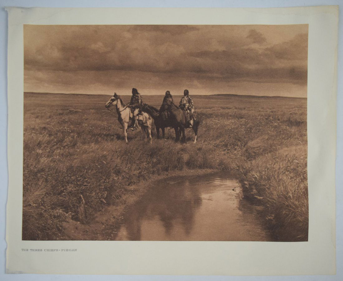 Edward Curtis, Sepia (The Three Chiefs) (1 of 2)