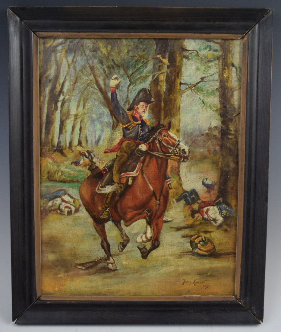 Jerzy Kossak, O/C (Man on Horse) (1 of 4)