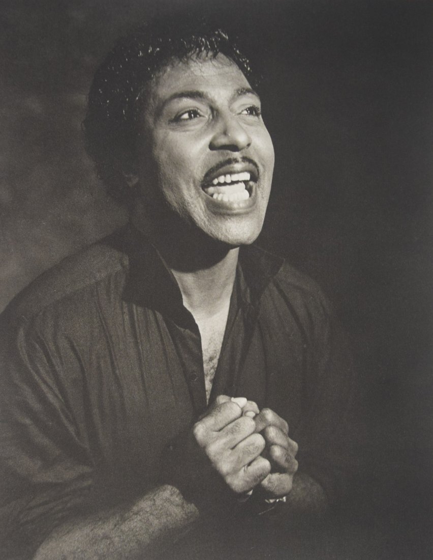 Bruce Weber - Little Richard: BRUCE WEBER (b. 1946) Little Richard Sheet-Fed Gravure c.1989 Printed in Spain 11" x 8 1/2"
