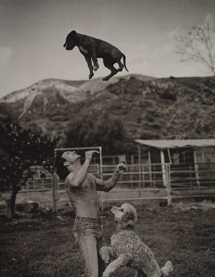 Bruce Weber - Patrick Swayze: BRUCE WEBER (b. 1946) Patrick Swayze Sheet-Fed Gravure c.1989 Printed in Spain 11" x 8 1/2"