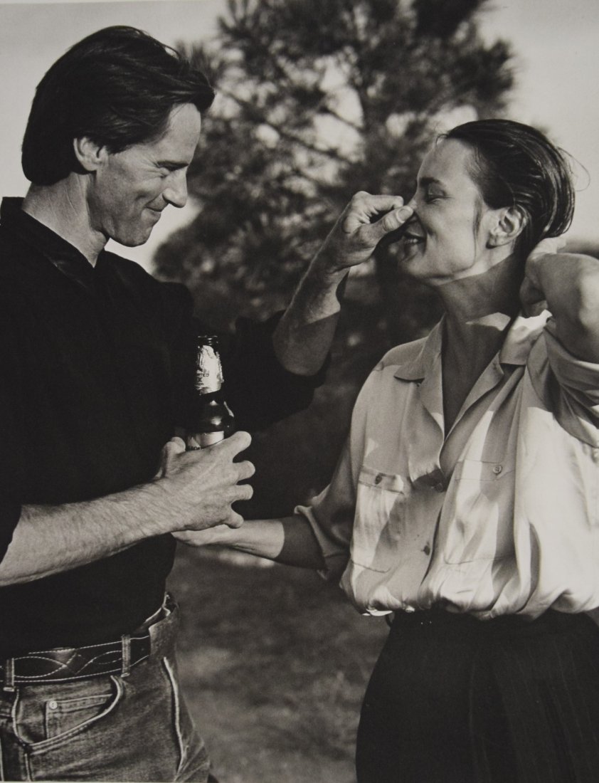 Bruce Weber - Sam Shepard and Jessica Lange: BRUCE WEBER (b. 1946) Sam Shepard and Jessica Lange Sheet-Fed Gravure c.1989 Printed in Spain 11" x 8 1/2"