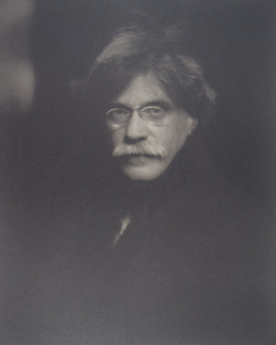Alfred Stieglitz - Self Portrait, 1907: ALFRED STIEGLITZ (1864-1946) Self Portrait, 1907 Gravure, 1978 Printed in America 8 3/4" x 7"