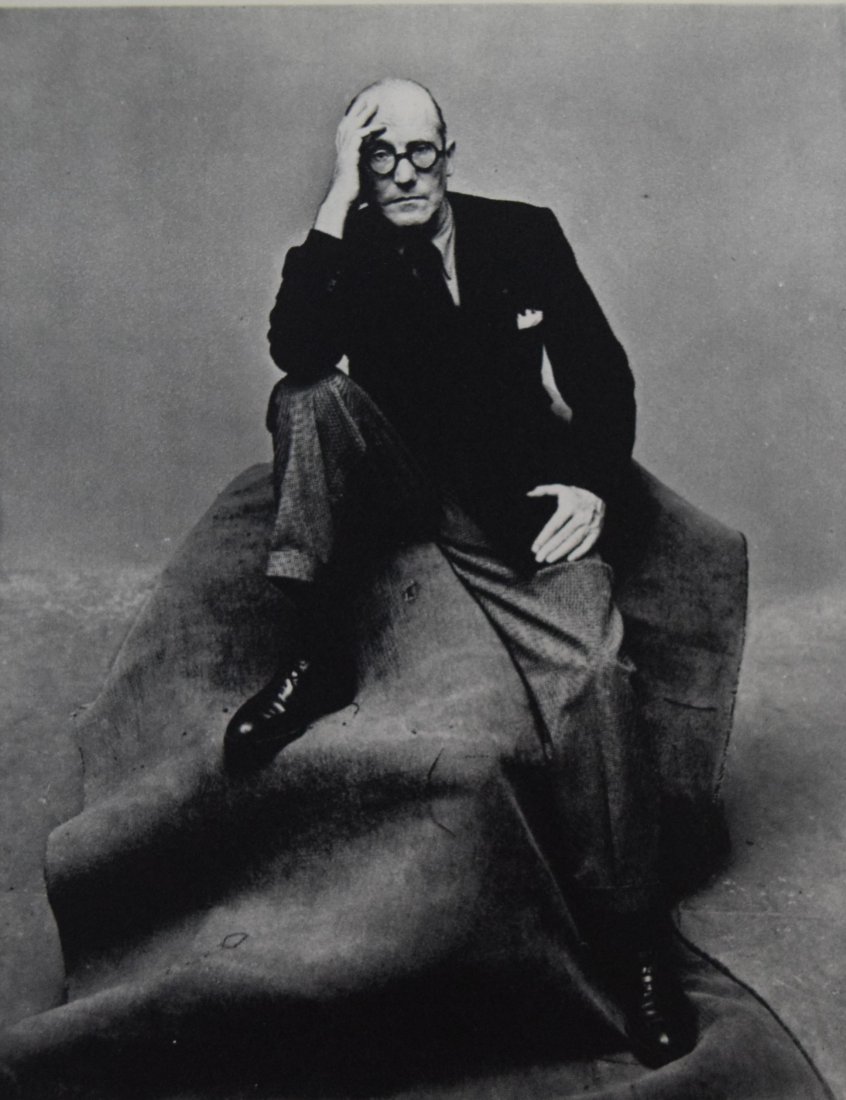 Irving Penn - Le Corbusier, New York, 1947: IRVING PENN (1917-2009) Christian Dior, New York, 1947 Sheet-fed gravure, 1960 Printed in Switzerland 4" x 3 1/4"