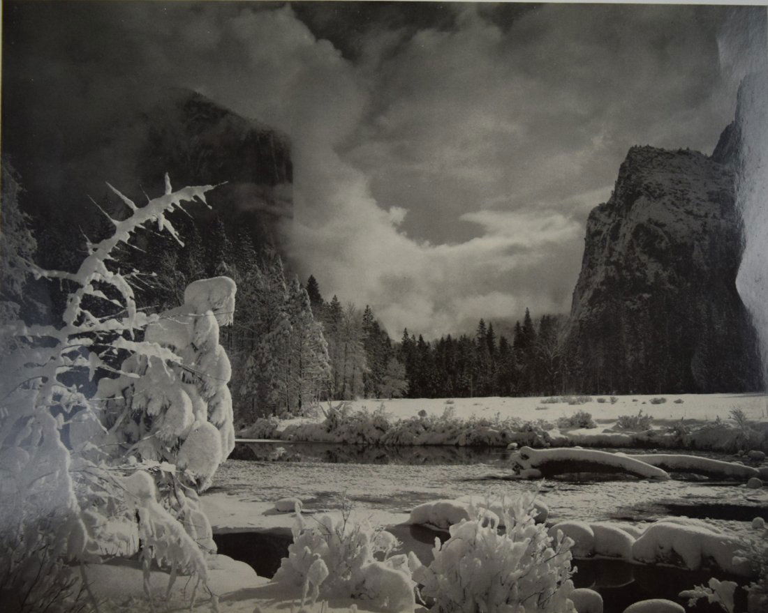 Ansel Adams, Silver Gelatin (Gates of Valley, Winter) (1 of 1)