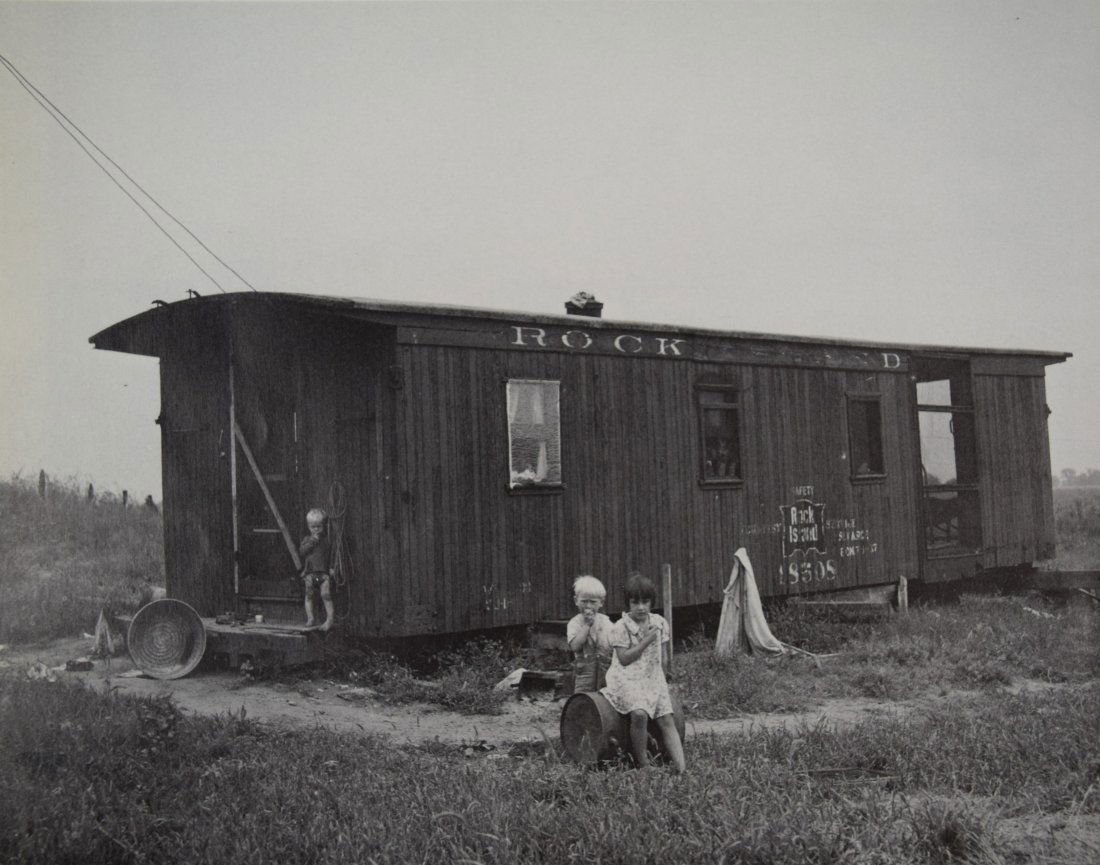 Arthur Rothstein - Freight Car Used As House, 1937 (1 of 1)
