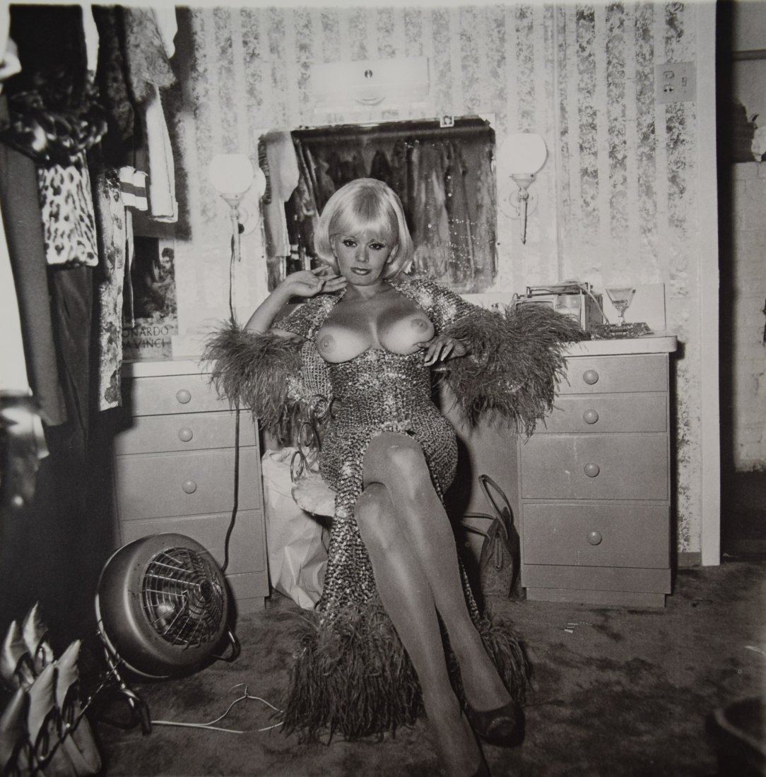 Diane Arbus - Carol Doda: DIANE ARBUS (1923-1971) Carol Doda Print in black and white, 1972 Printed in America 8 1/2" x 8 3/8"