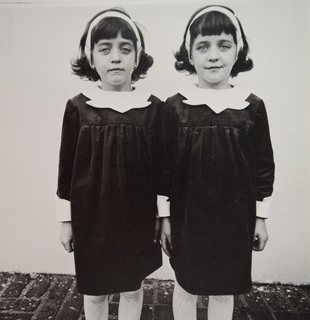 Diane Arbus - Identical Twins, New Jersey, 1967: DIANE ARBUS (1923-1971) Identical Twins, New Jersey, 1967 Print in black and white, 1972 Printed in America 8 1/2" x 8 3/8"
