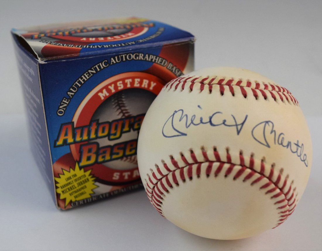 Mickey Mantle Baseball (Signed) (1 of 5)