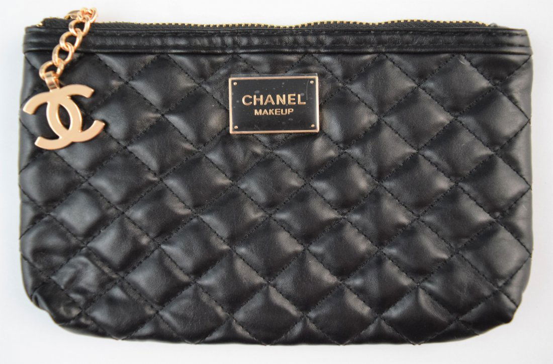 Chanel VIP Black Makeup Clutch (5" x 7 1/2") (1 of 3)