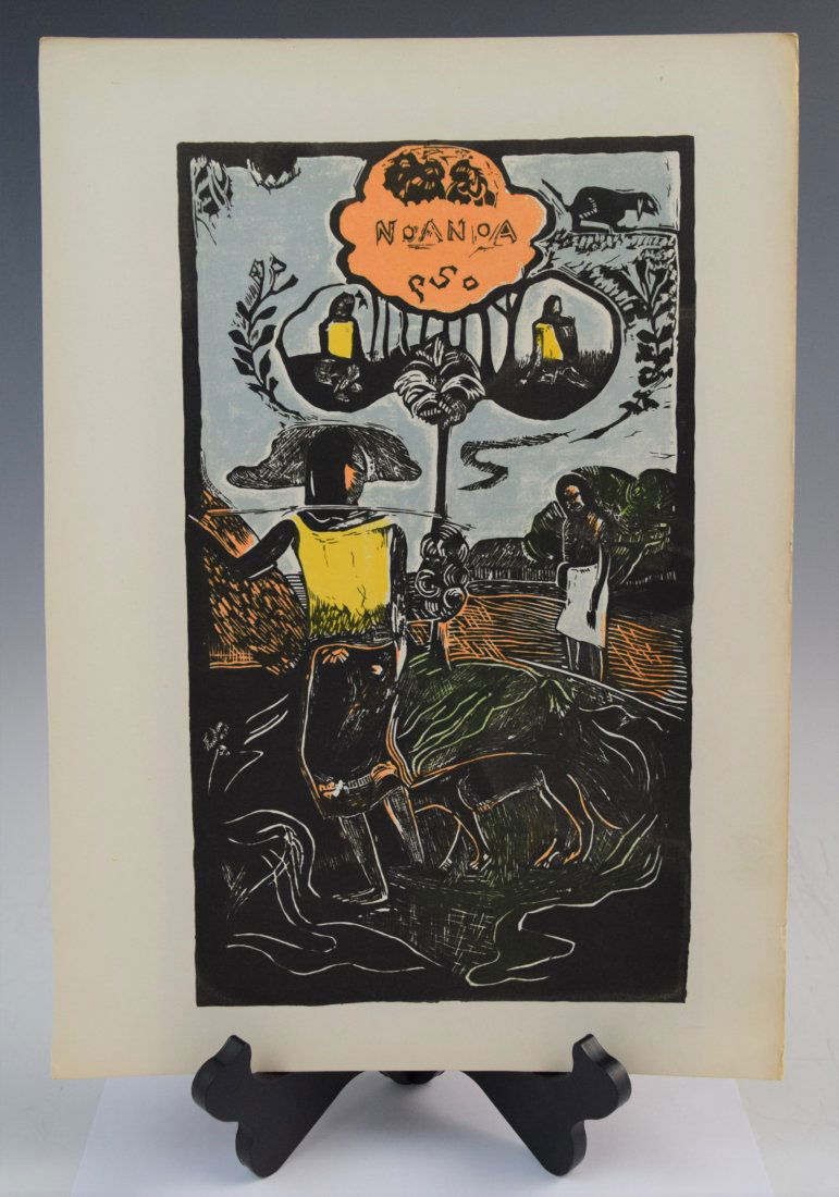 Paul Gauguin - Woodcut (Noa Noa) (1 of 2)