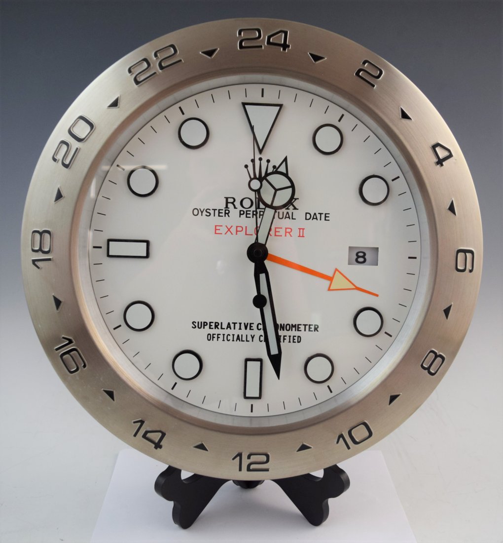 Rolex Explorer II Clock (Dealer) (1 of 3)