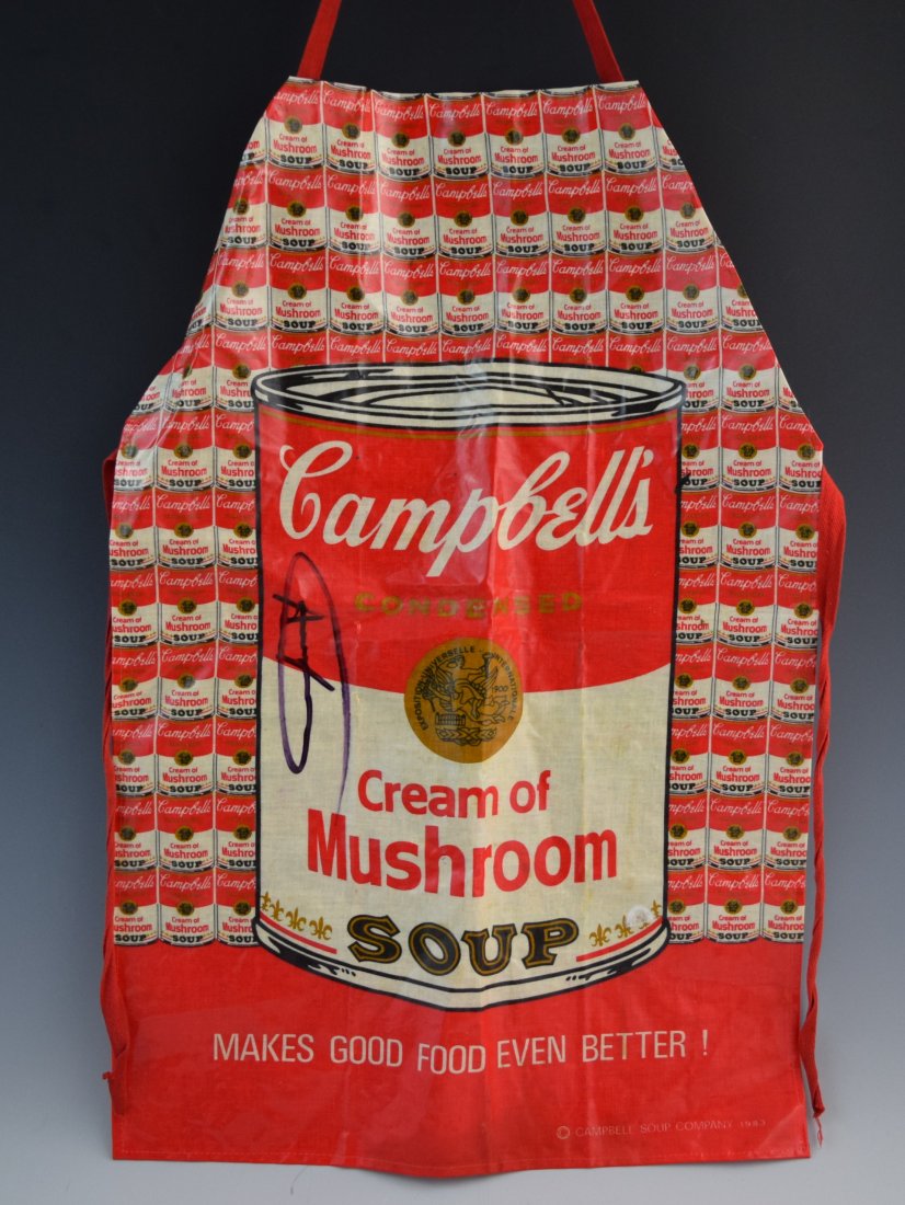 Andy Warhol - Cambells Soup Apron (Signed) (1 of 4)