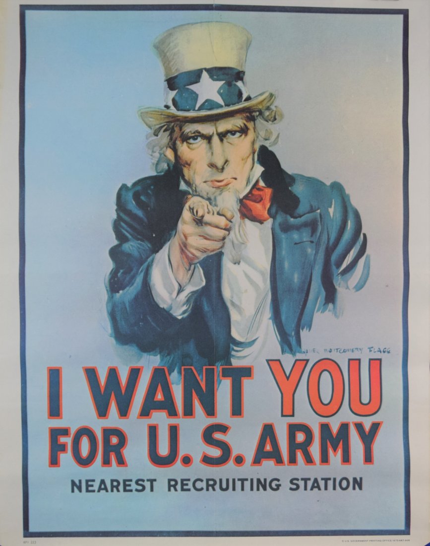 Uncle Sam - I Want You U.S. Army (Poster) (1 of 2)