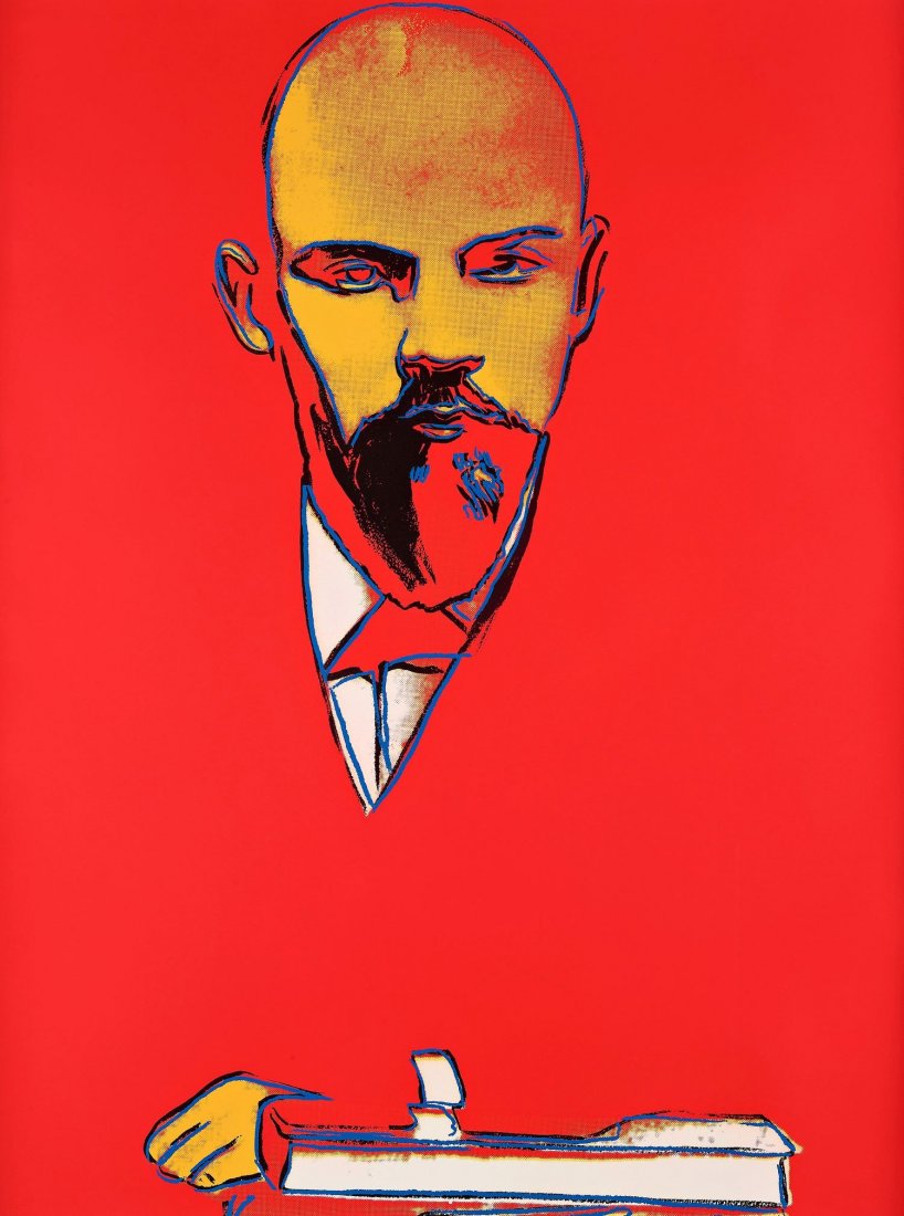 After Andy Warhol, Red Lenin Print (Wove Paper) (1 of 1)