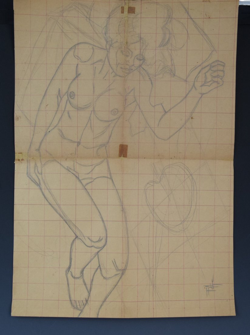 Fernando Amorsolo - Study (Drawing) (1 of 1)