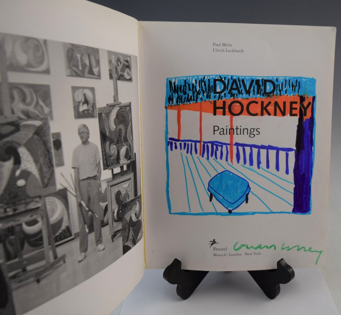 David Hockney - Untitled Drawing (Paintings Book) (1 of 4)