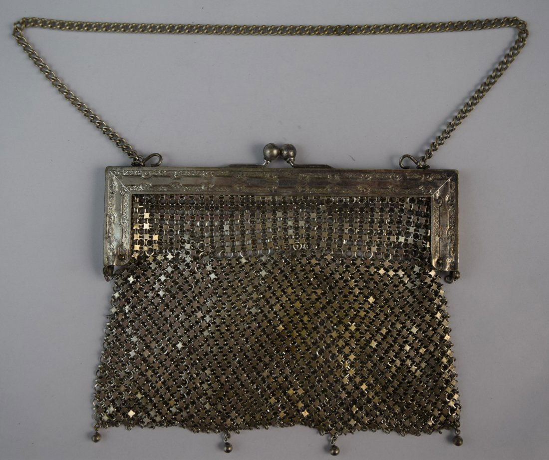 Eva Braun Silver Mesh Purse (1 of 3)