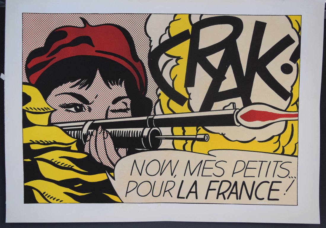 Roy Lichtenstein - CRAK! (Silkscreen) (1 of 1)