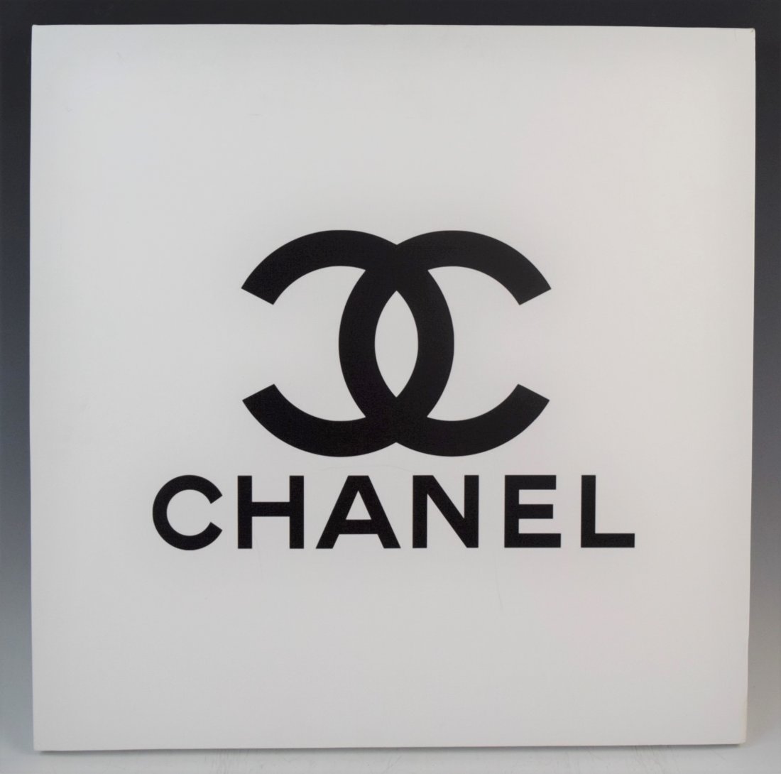 Chanel "CC" Advertisement Print on Canvas (1 of 1)