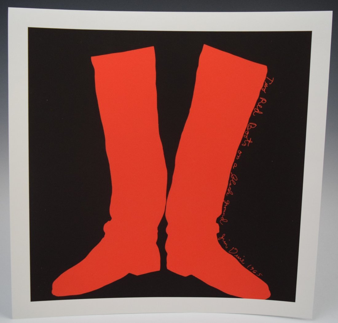 After Jim Dine - Print (Red Boots) (1 of 5)