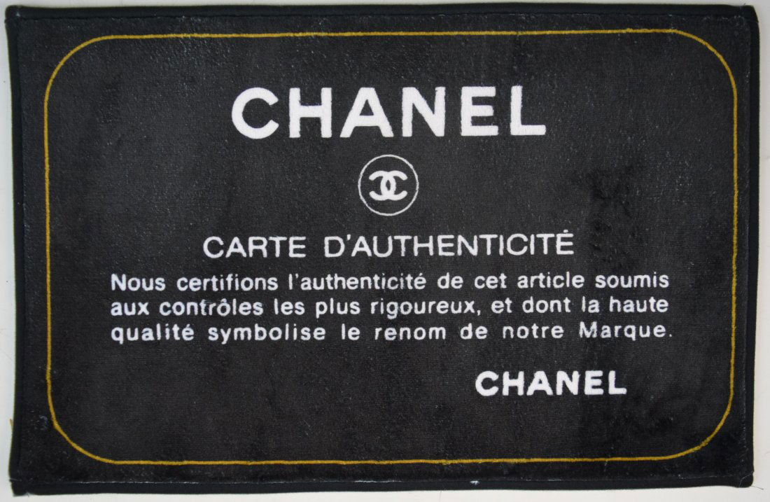 Chanel Shower Mat (1 of 1)