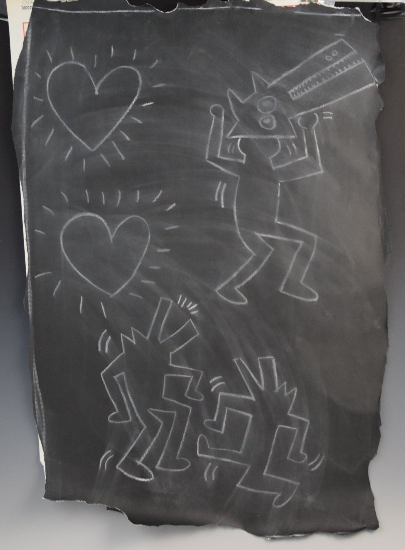 Keith Haring - Dancing Dogs (Chalk Subway Drawing) (1 of 3)
