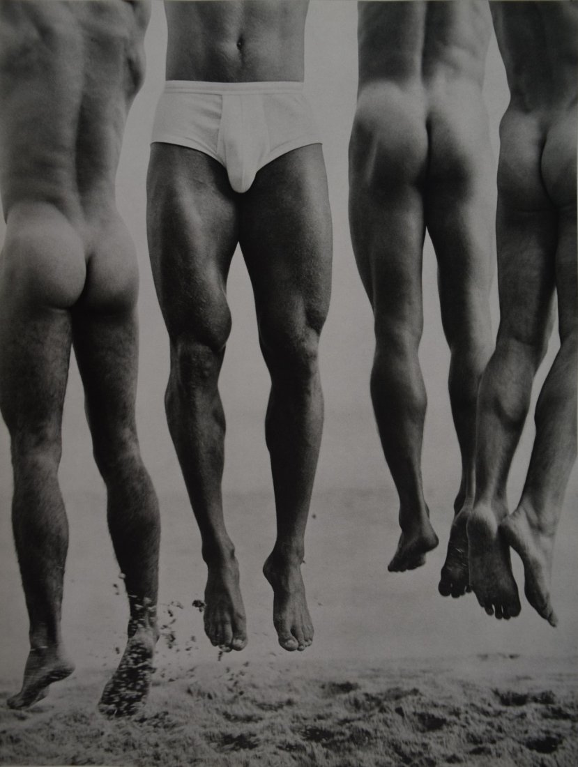 Herb Ritts - Jump, Paradise Cove, 1987: HERB RITTS (1952-2002) Jump, Paradise Cove, 1987 Sheet-fed gravure, 1988 Printed in Japan 14" x 10 3/4"
