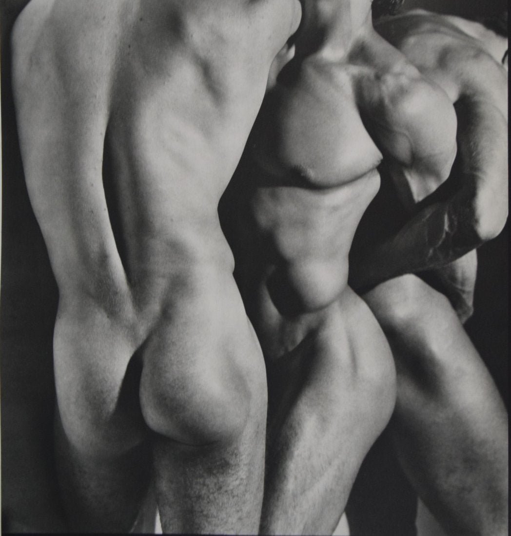 Herb Ritts - Three Male Torsos , LA , 1986: HERB RITTS (1952-2002) Three Male Torsos , LA , 1986 Sheet fed gravure C. 1986 Printed in Japan 14" x 11"