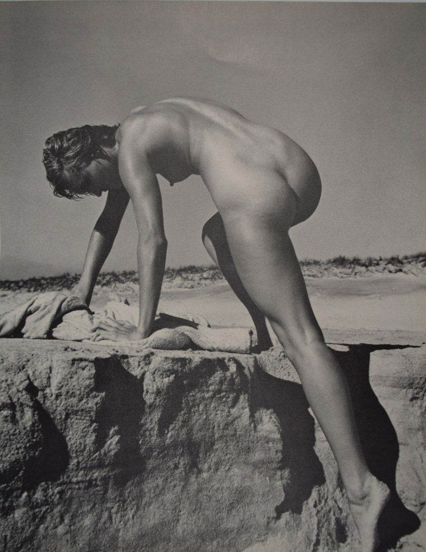 Andre de Dienes - Nude: ANDRE DE DIENES (1913-1985) Nude Photo-litho c.1964 Printed in Great Britain 10 3/4" x 8 1/4"
