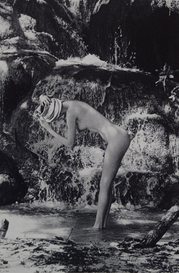 John Rawlings - Nude: JOHN RAWLINGS (1912-1970) Nude Sheet-fed grauvre, c. 1960's Printed in Switzerland 4 1/2" x 7"