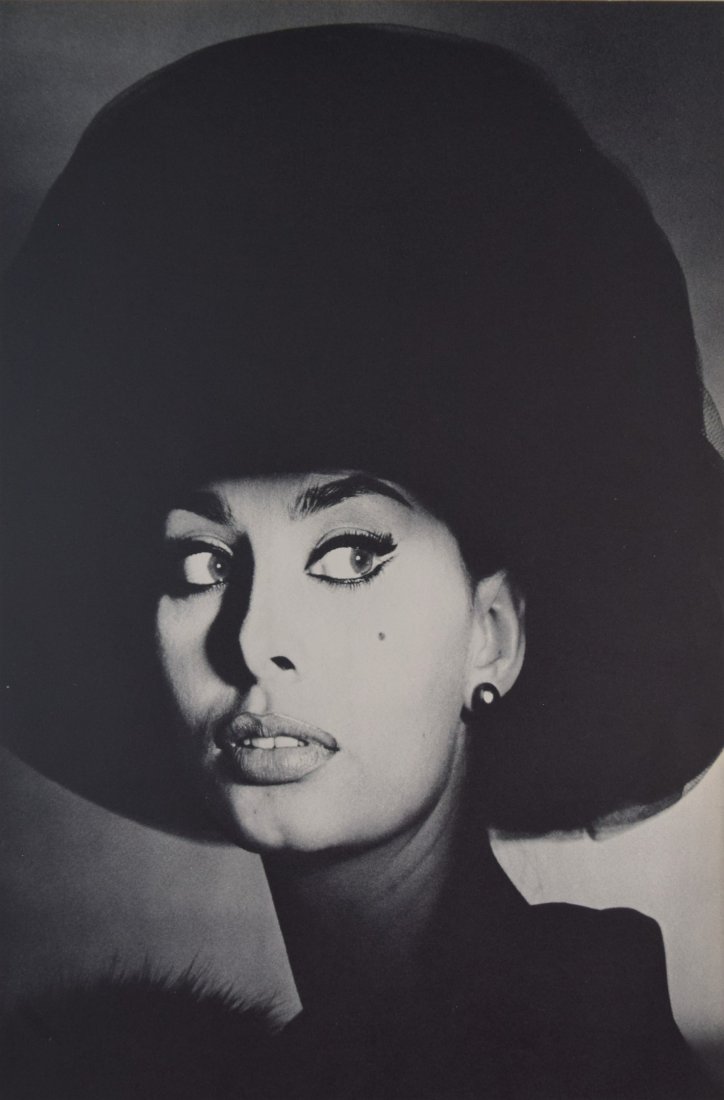 Irving Penn - Sophia Loren, New York, 1959: IRVING PENN (1917-2009) Sophia Loren, New York, 1959 Sheet-fed gravure, 1960 12 1/2" x 8 3/4"
