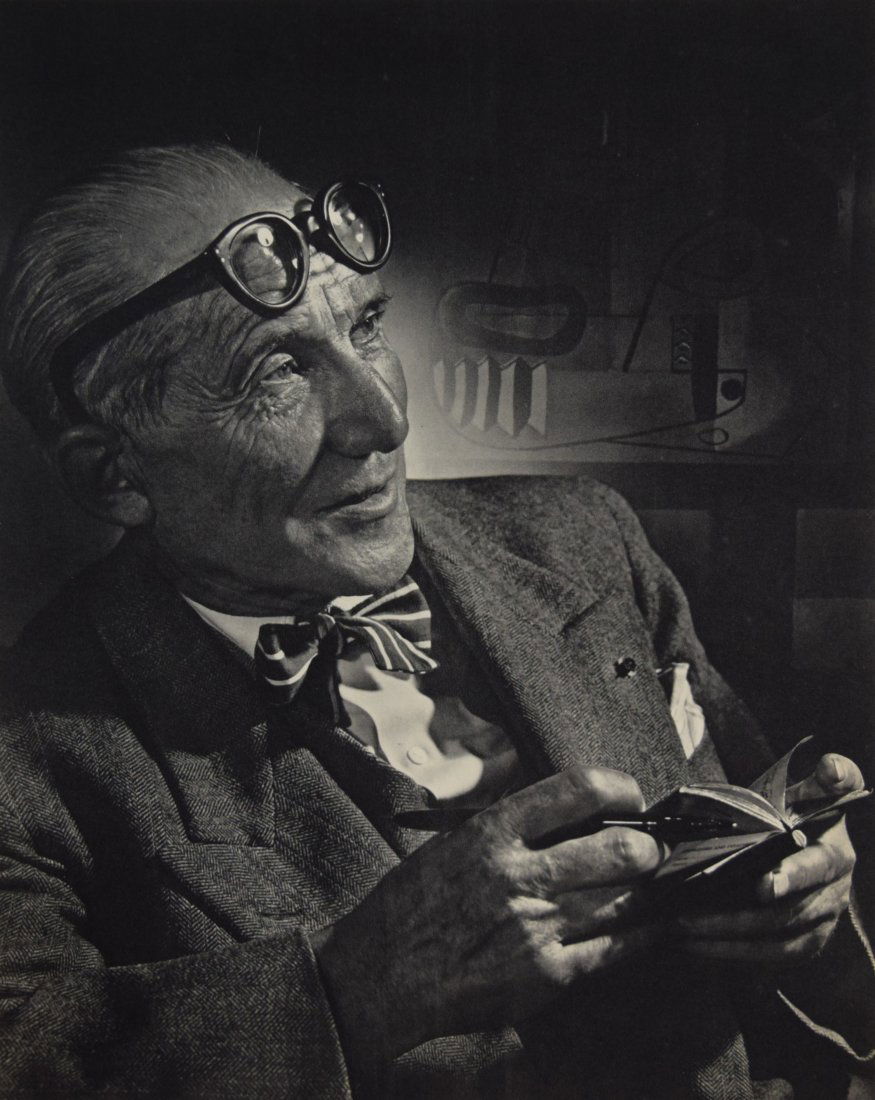 Yousuf Karsh - Le Corbusier: YOUSUF KARSH (1908-2002) Le Corbusier Sheet-fed gravure, 1959 Printed in The Netherlands 12" x 9"