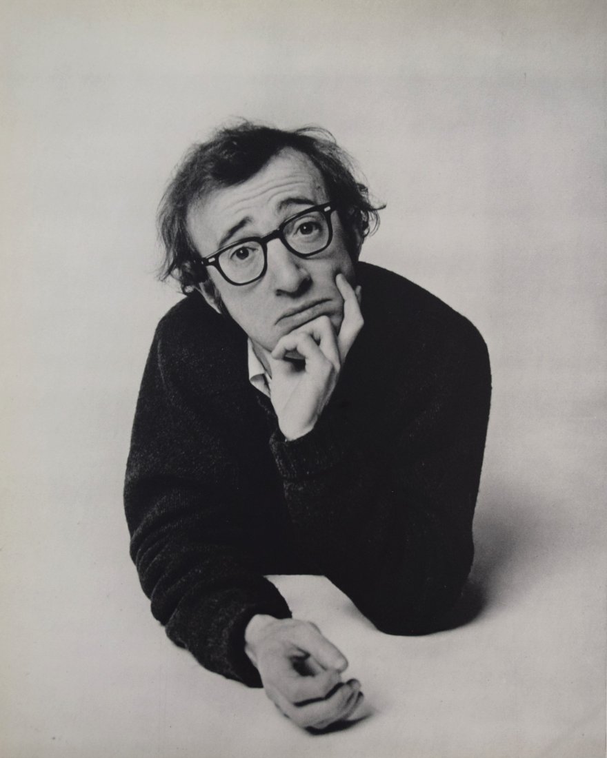 Philippe Halsman - Woody Allen: PHILIPPE HALSMAN (1906-1979) Woody Allen Sheet-fed gravure, 1970s Printed in Italy 11" x 9"