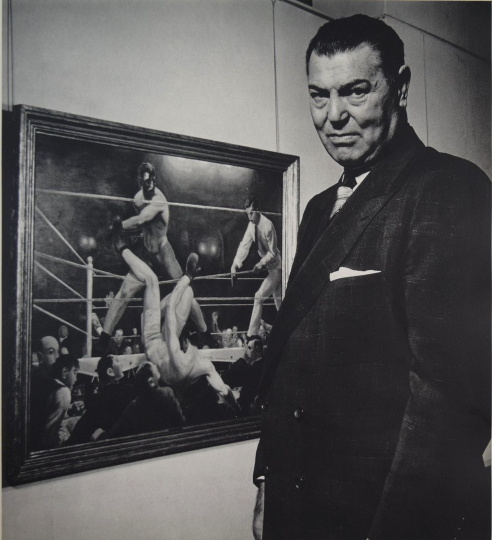 Philippe Halsman - Jack Dempsey: PHILIPPE HALSMAN (1906-1979) Jack Dempsey Sheet-fed gravure, 1970s Printed in Italy 10" x 9"